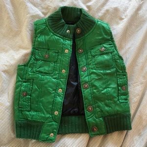 Genuine Kids green fall vest sz 2T GUC